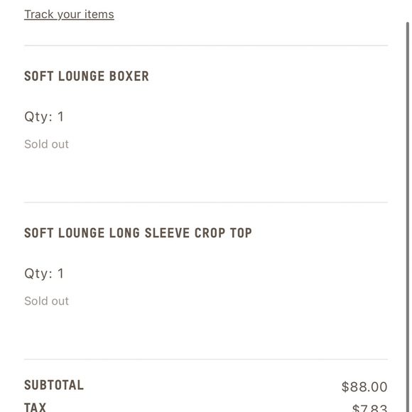 NOW ❤️ SOLD❤️ OUT❤️ SKIMS SOFT LOUNGE LONG SLEEVE CROP TOP AND BOXERS❤️ - Picture 2 of 2